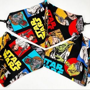 USA MADE 100% Cotton Face Mask Star Wars
